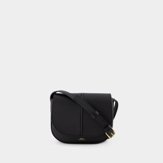 Sac à bandoulière Betty - A.P.C - Cuir - Noir