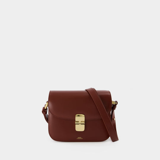 Sac Grace Small - A.P.C. - Cuir - Noisette