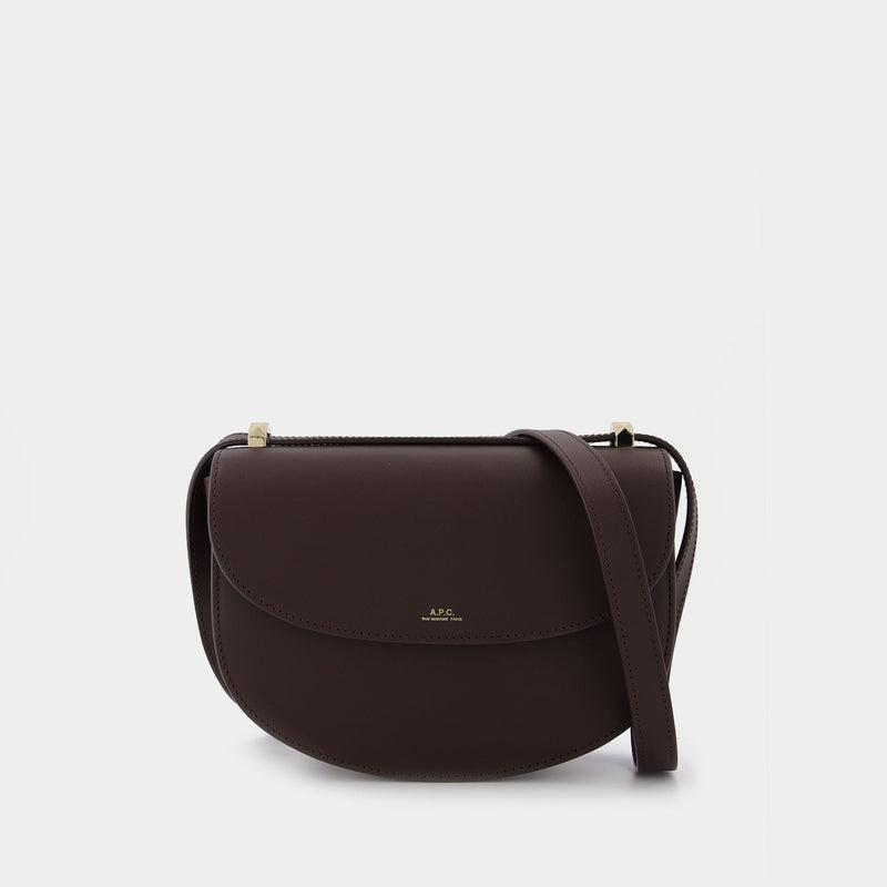 Sac Geneve en Cuir Marron foncé