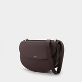 Sac Geneve en Cuir Marron foncé