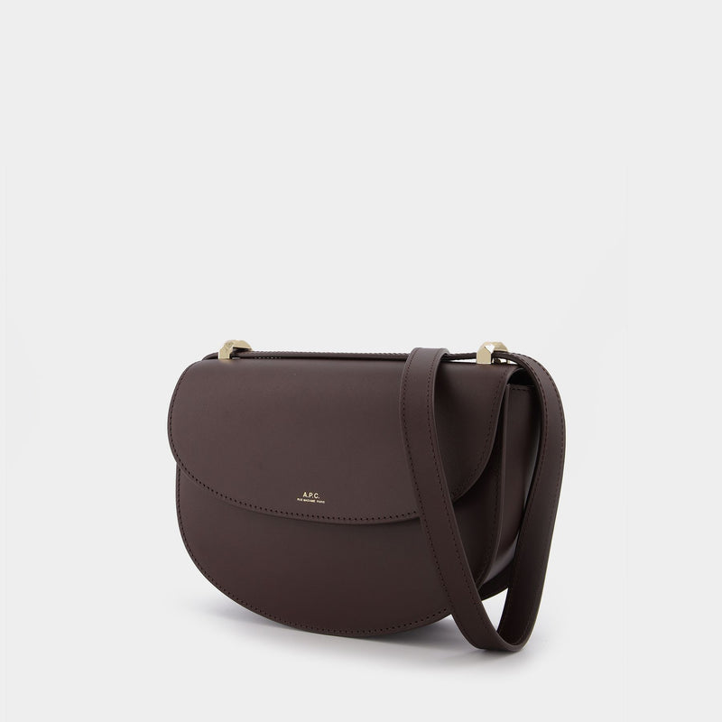 Sac Geneve en Cuir Marron foncé