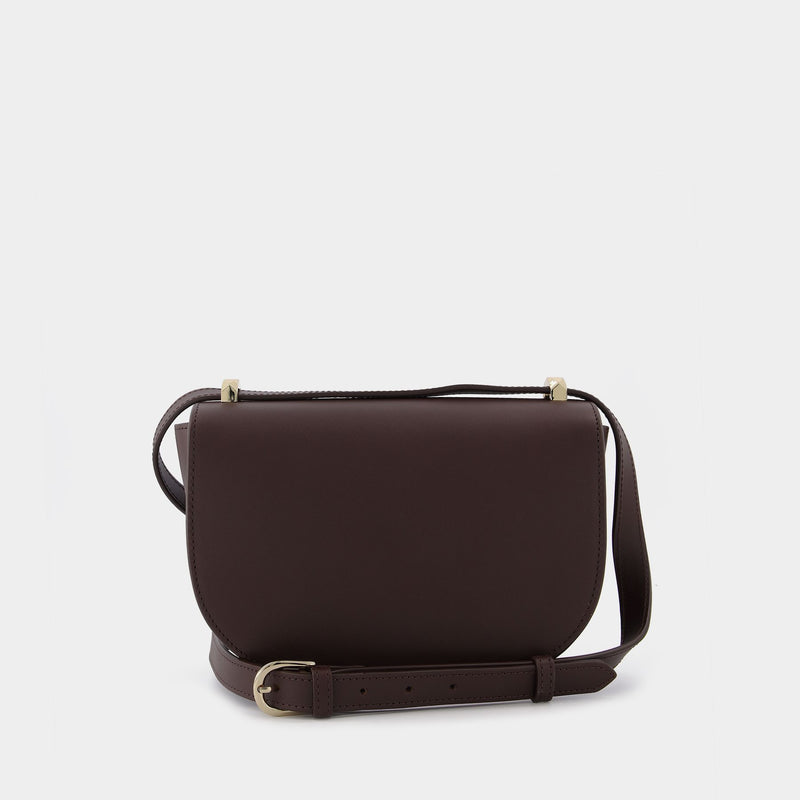 Sac Geneve en Cuir Marron foncé