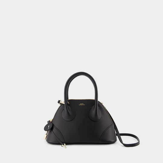 Sac à bandoulière Emma - A.P.C - Cuir - Noir