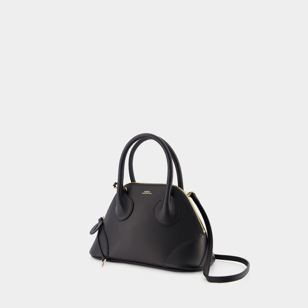 Sac à bandoulière Emma - A.P.C - Cuir - Noir