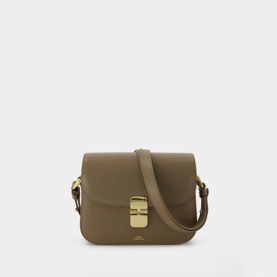 Sac Grace Small - A.P.C. - Cuir - Grège
