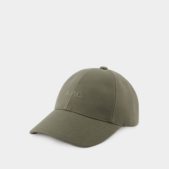 Casquette Charlie - A.P.C. - Coton - Kaki