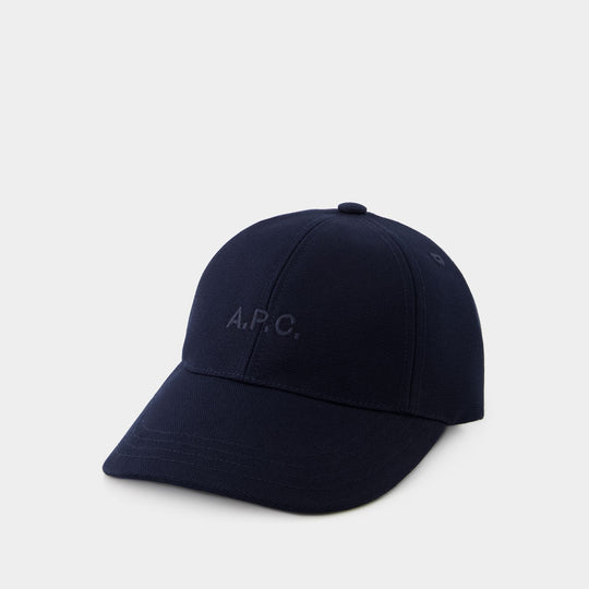 Casquette Charlie - A.P.C. - Coton - Bleu Foncé