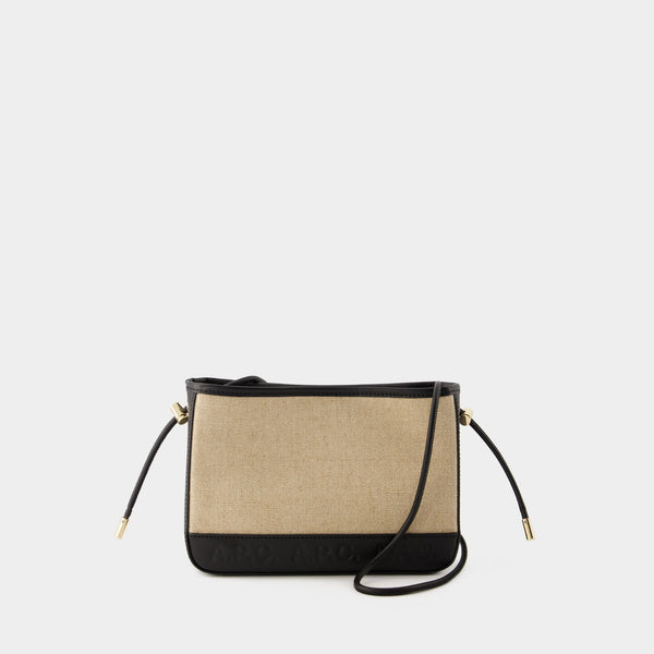 Sac Porté Épaule Helene - A.P.C. - Toile - Noir
