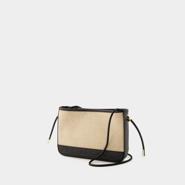 Sac Porté Épaule Helene - A.P.C. - Toile - Noir