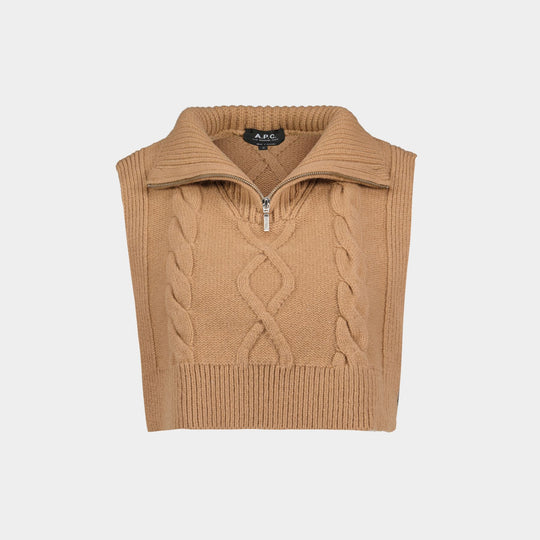 Écharpe Snood Lola - A.P.C. - Laine - Camel