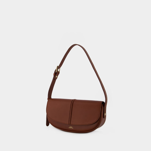 Sac Hobo Betty - A.P.C - Cuir - Marron