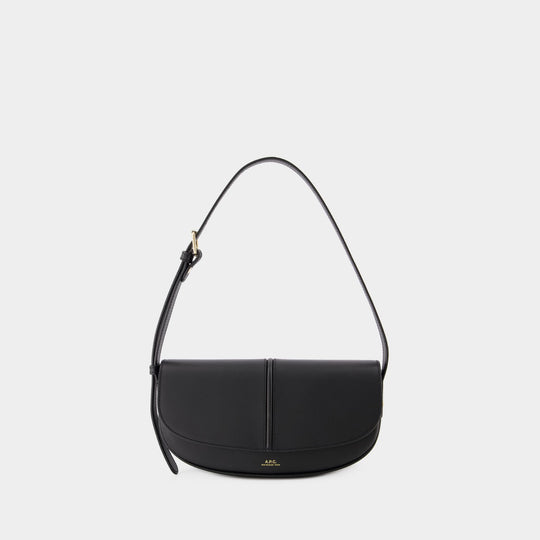Sac Hobo Betty - A.P.C - Cuir - Noir