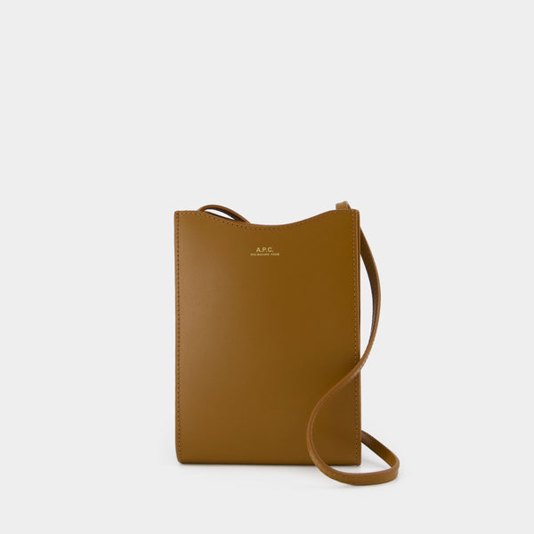 Pochette Neck Pouch Jamie - A.P.C - Cuir - Marron