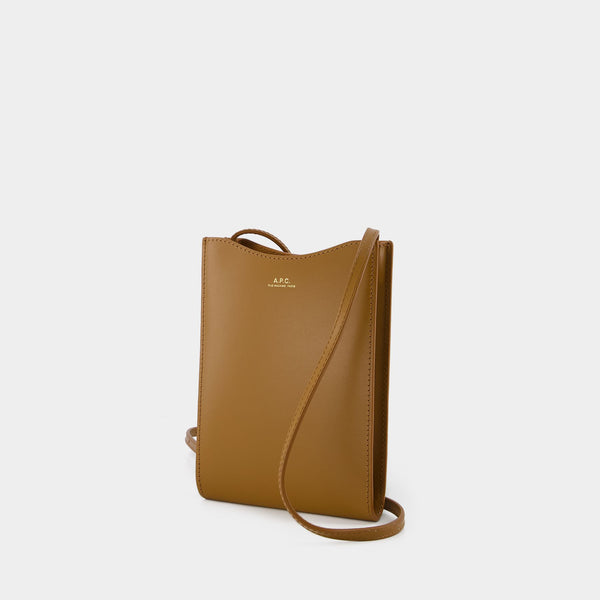 Pochette Neck Pouch Jamie - A.P.C - Cuir - Marron