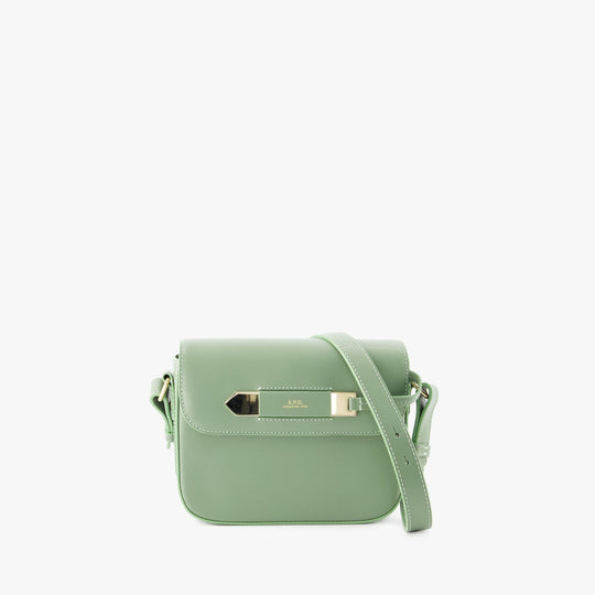 Sac à bandoulière Charlotte - A.P.C - Cuir - Vert
