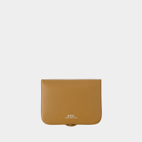 Porte-Monnaie Josh - A.P.C - Cuir - Marron