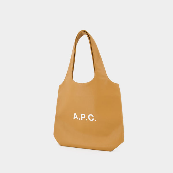 Tote bag Ninon Small - A.P.C - Synthétique - Marron