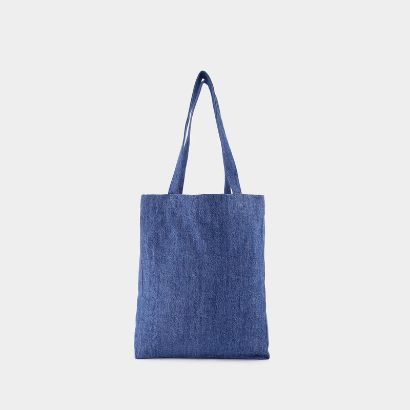 Tote Bag Lou - A.P.C - Tissu - Bleu