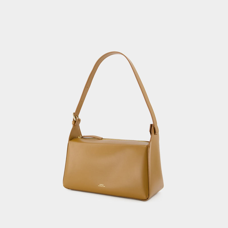 Sac Hobo Virginie - A.P.C - Cuir - Marron