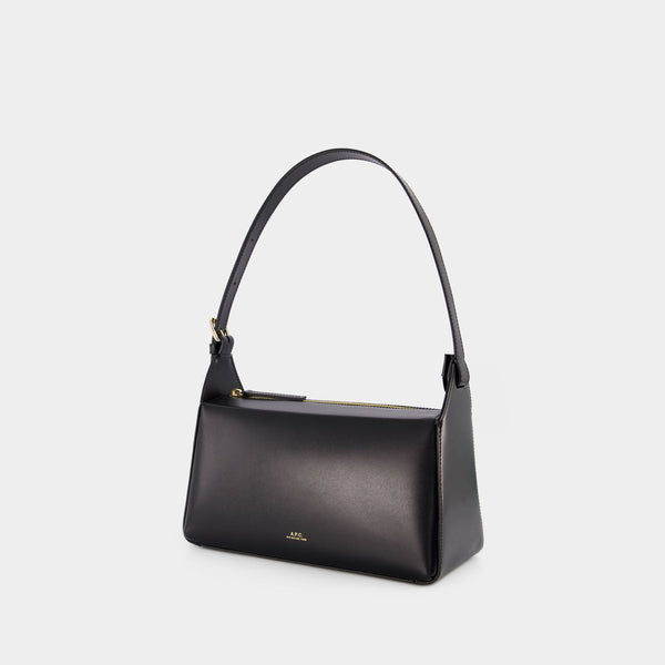 Sac Hobo Virginie - A.P.C - Cuir - Noir