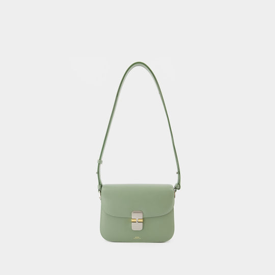 Sac à bandoulière Grace - A.P.C - Cuir - Vert