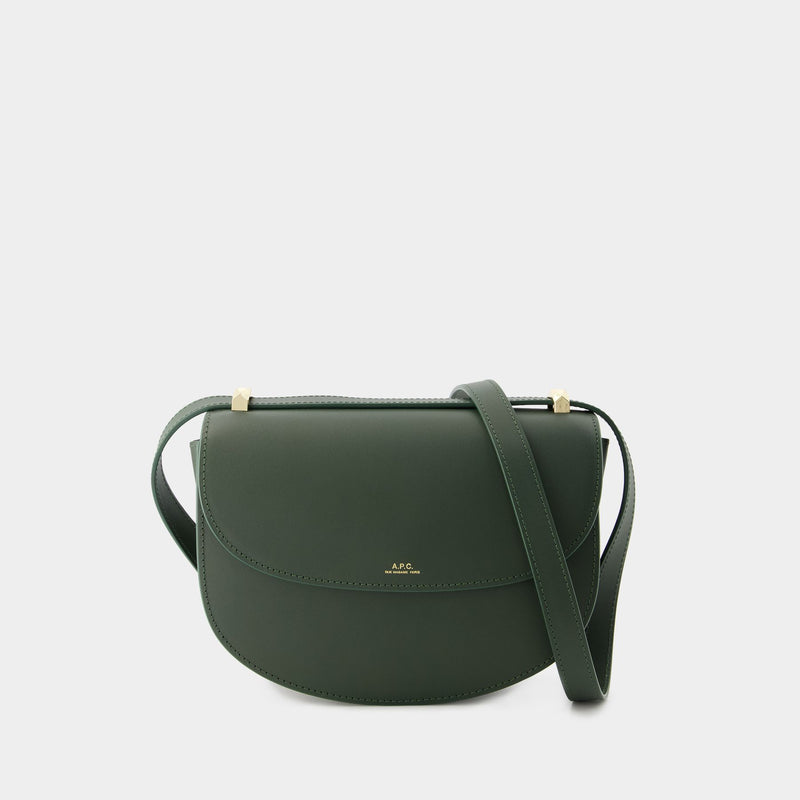 Sac à Bandoulière Geneve - A.P.C. - Cuir - Vert