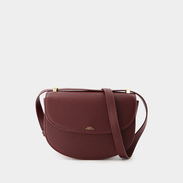 Sac à Bandoulière Geneve - A.P.C. - Cuir - Rouge