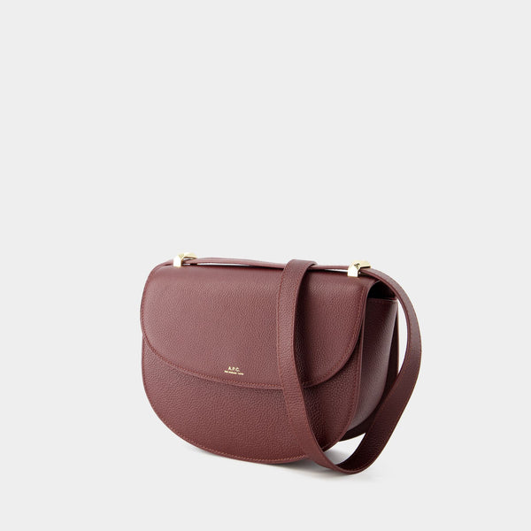 Sac à Bandoulière Geneve - A.P.C. - Cuir - Rouge