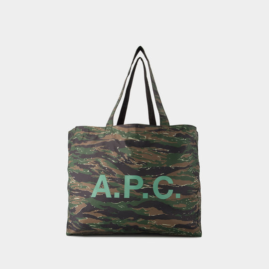 Tote Bag Diane Reversible - A.P.C. - Synthétique - Kaki