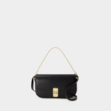 Pochette Grace Chaine - A.P.C. - Cuir - Noir