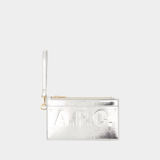 Pochette Market - A.P.C. - Synthétique - Argenté