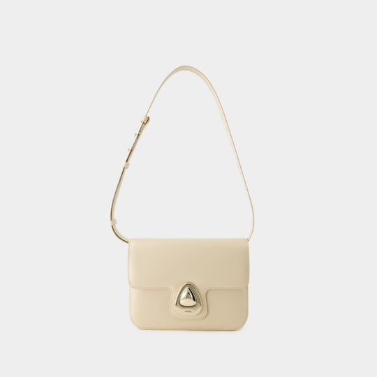 Sac À Bandoulière Astra Small - A.P.C. - Cuir - Beige