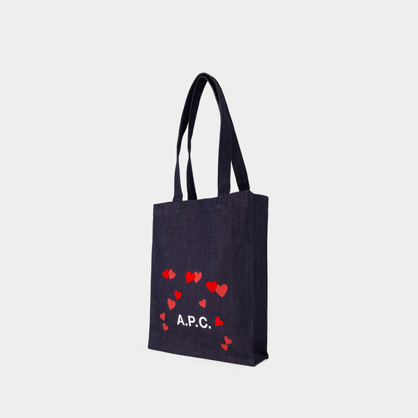 Cabas Lou Blondie - A.P.C. - Coton - Bleu