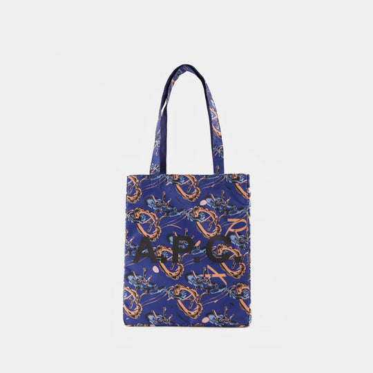 Cabas Lou Reversible - A.P.C. - Synthétique - Bleu