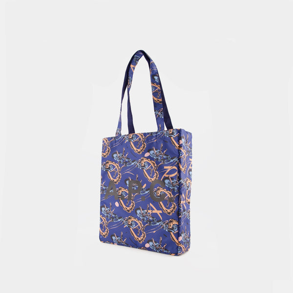 Cabas Lou Reversible - A.P.C. - Synthétique - Bleu