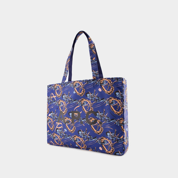 Cabas Diane Reversible - A.P.C. - Synthétique - Bleu