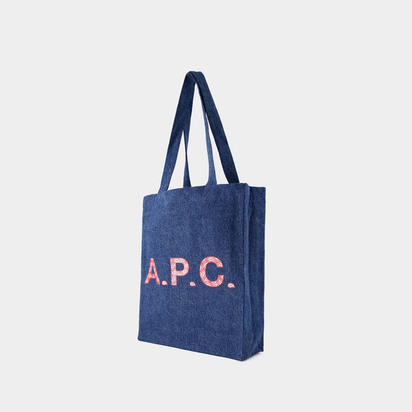 Cabas Lou - A.P.C. - Coton - Bleu Denim