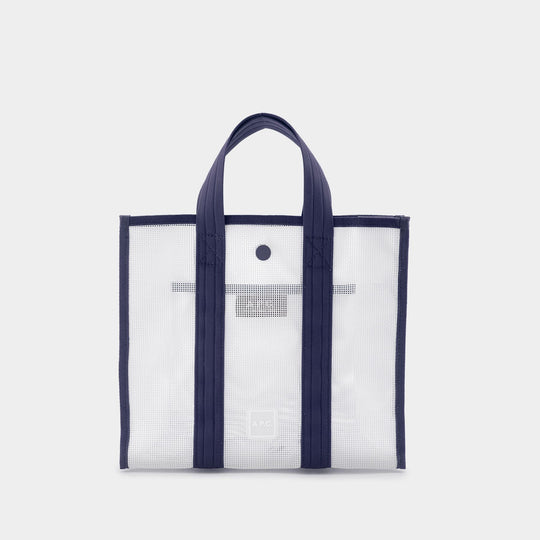Cabas Louise Small - A.P.C. - Pvc - Bleu
