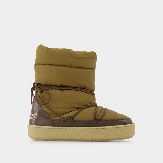 Bottines Zimlee en Nylon Vert