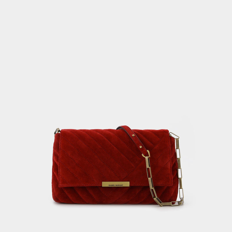 Sac Merine en Cuir Rouge