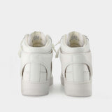 Sneakers Brooklee-Gz - Isabel Marant - Cuir - Blanc
