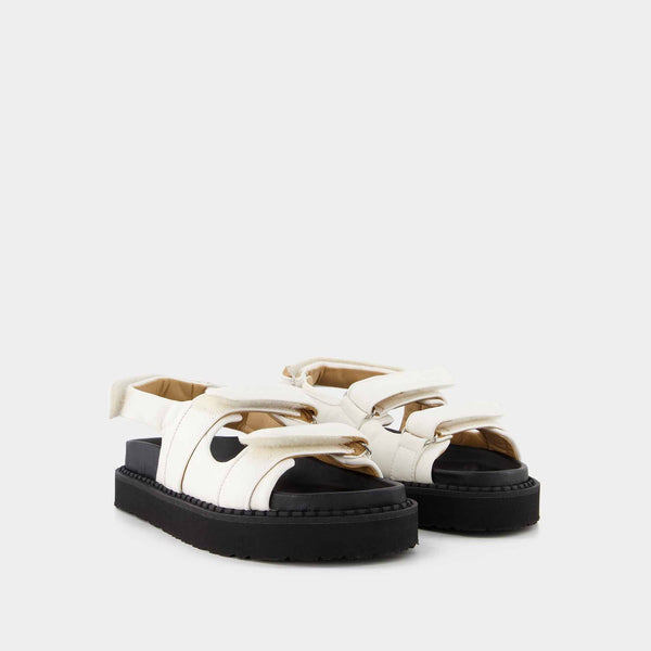 Sandales Madee-Gb - Isabel Marant - Cuir - Blanc