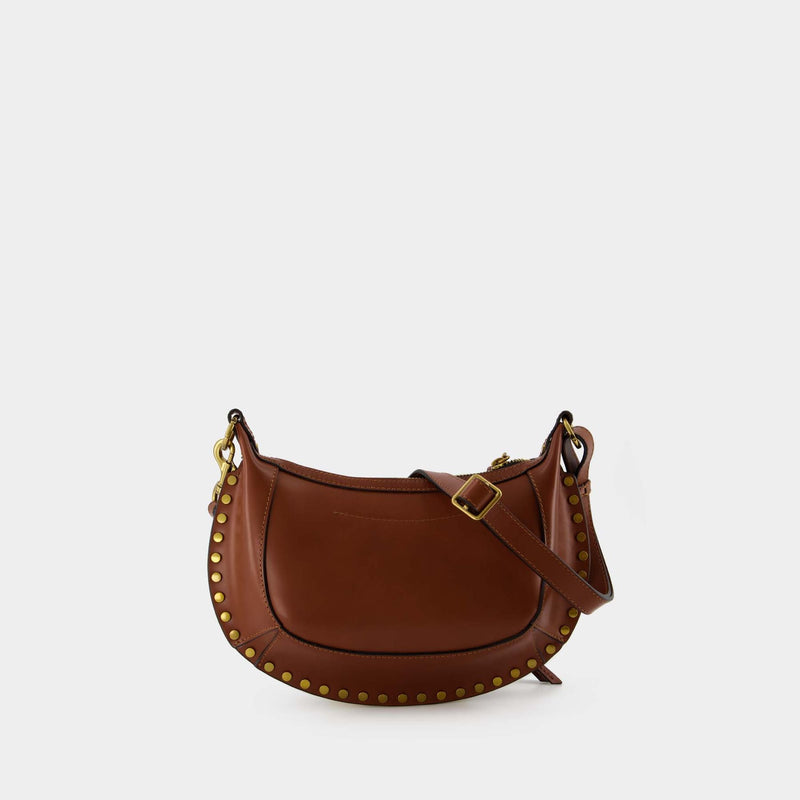 Sac À Bandoulière Oskan Moon-Ga - Isabel Marant - Cuir - Cognac