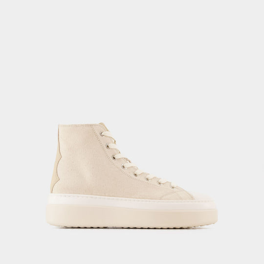 Sneakers Austen High-Gb - Isabel Marant - Coton - Écru