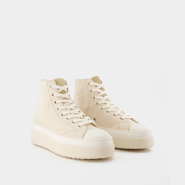 Sneakers Austen High-Gb - Isabel Marant - Coton - Écru