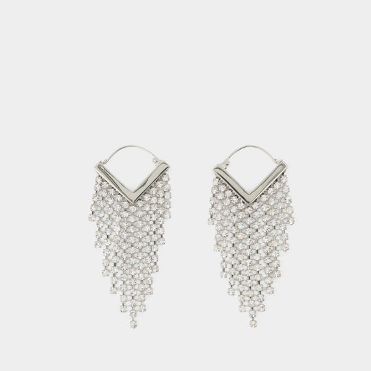 Boucles D'Oreille Melting - Isabel Marant - Métal - Argenté