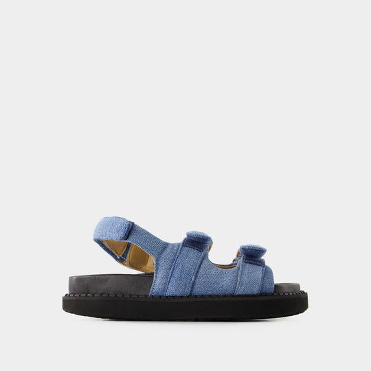 Sandales Madee - Isabel Marant - Coton - Bleu Clair