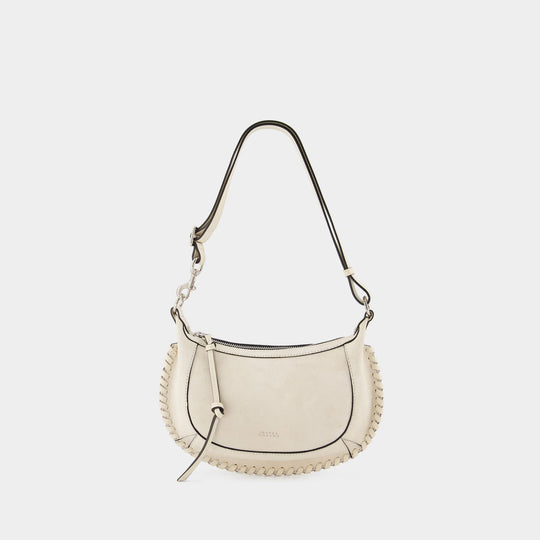 Sac Hobo Oskan Moon - Isabel Marant - Cuir - Chalk