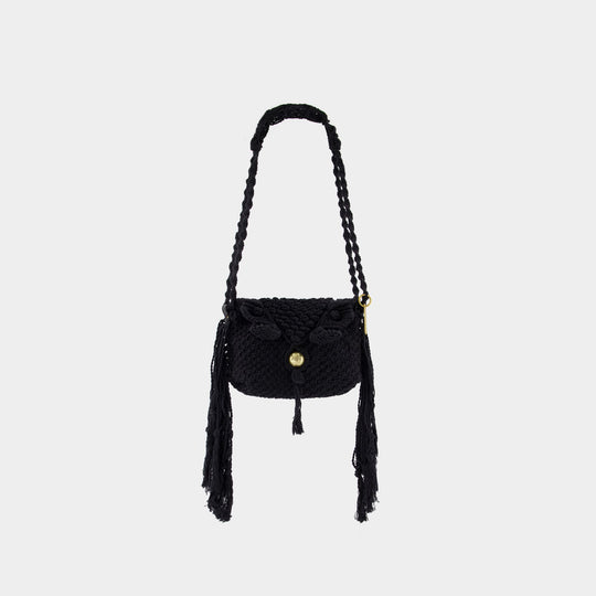 Sac Hobo Merine-Gd - Isabel Marant - Coton - Noir