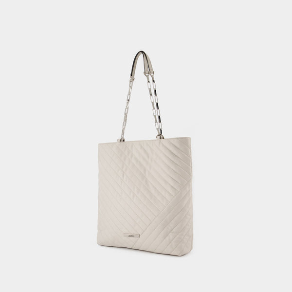 Sac Hobo Merine N/S - Isabel Marant - Cuir - Beige